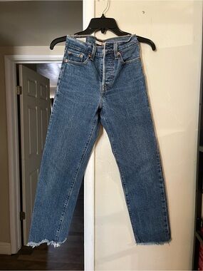 Levi's Premium Blue Straight-Leg Jeans